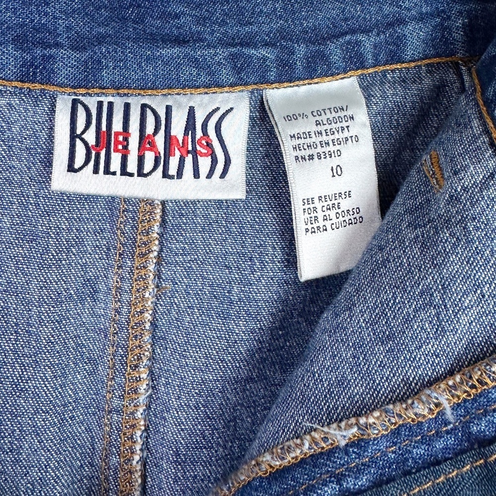 Bill Blass 90's Denim Pencil Skirt - Picture 6 of 6